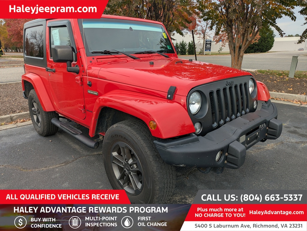 Used 2018 Jeep Wrangler JK Freedom Edition Freedom Edition 4x4