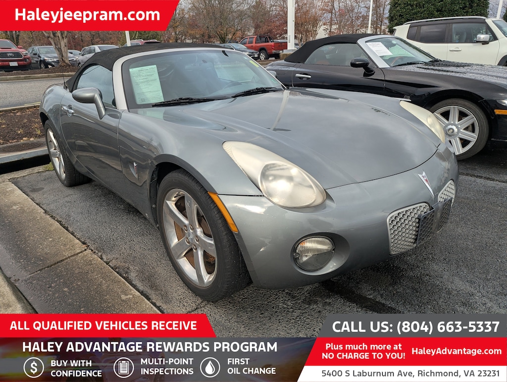 Used 2007 Pontiac Solstice Convertible