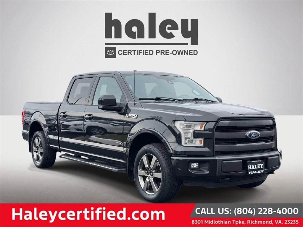 Used 2015 Ford F-150 Lariat Truck SuperCrew Cab