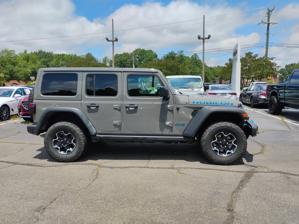 Used 2023 Jeep Wrangler 4xe Rubicon 4XE with VIN 1C4JJXR65PW629553 for sale in North Chesterfield, VA