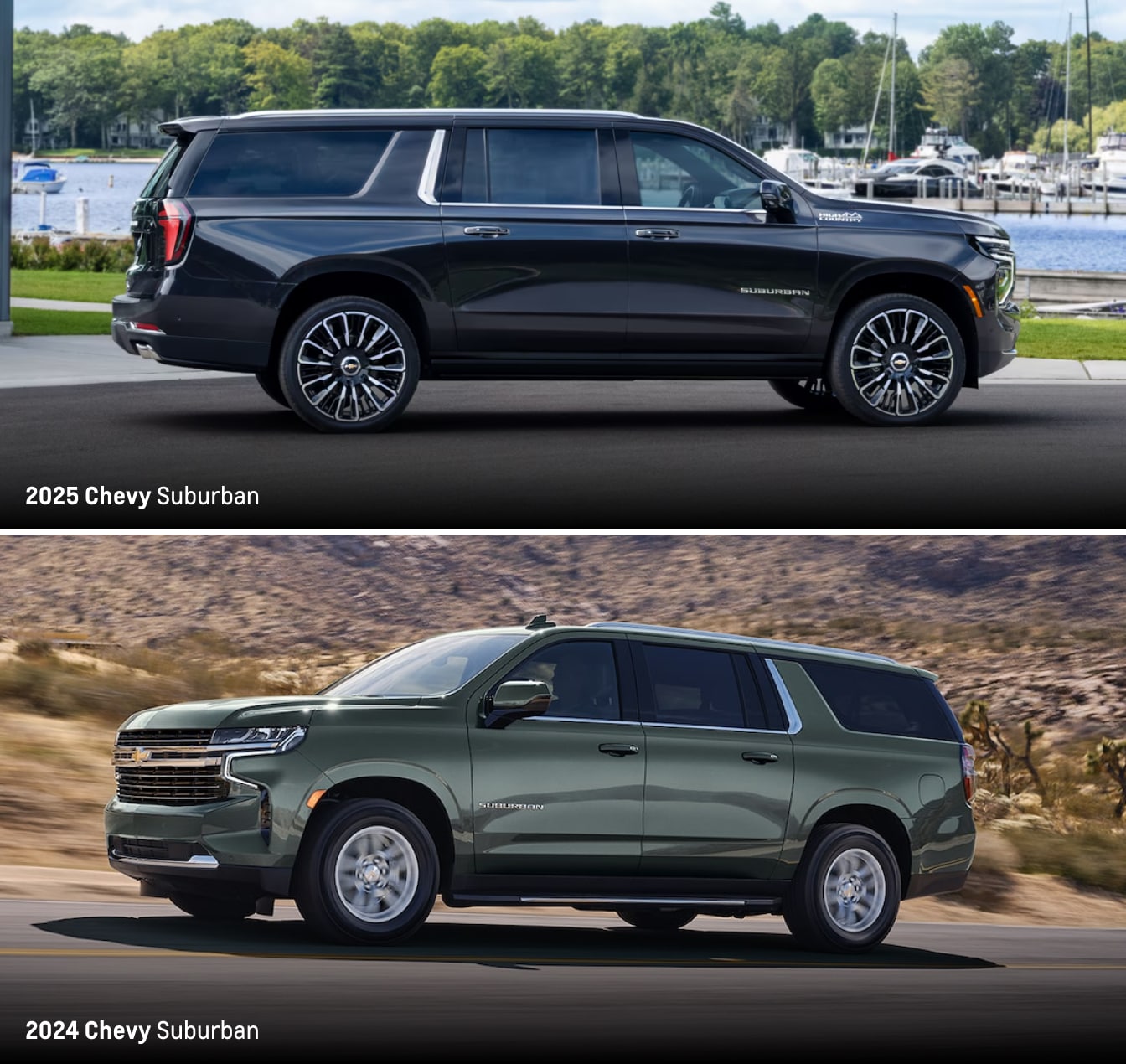 2024 vs. 2025 Chevy Suburban