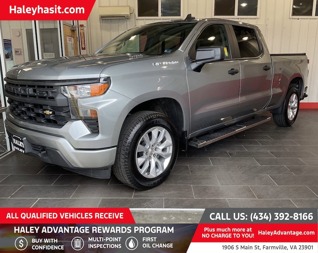 Used 2025 Chevrolet Silverado 1500 Custom Truck Crew Cab