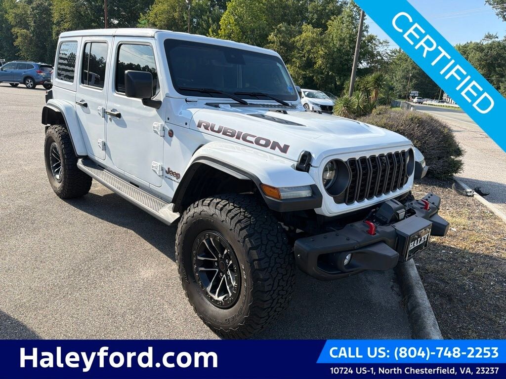 Certified 2024 Jeep Wrangler Rubicon X SUV