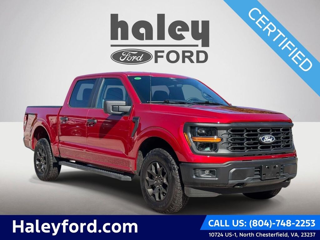 Certified 2025 Ford F-150 STX Truck SuperCrew Cab