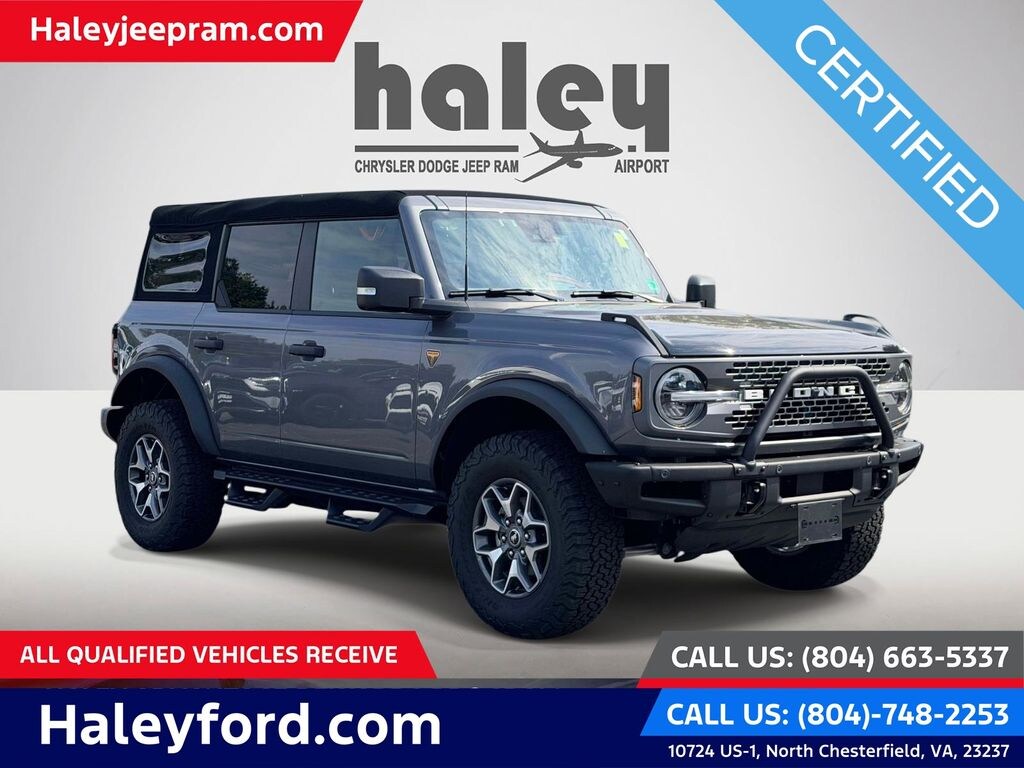 Certified 2024 Ford Bronco Badlands SUV