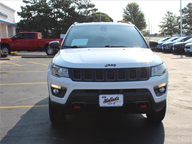 Used 2018 Jeep Compass Trailhawk with VIN 3C4NJDDB5JT345860 for sale in Dodgeville, WI