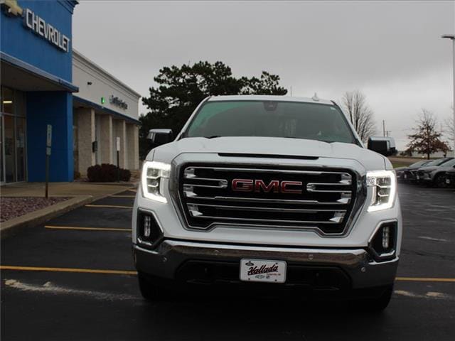 Used 2021 GMC Sierra 1500 SLT with VIN 1GTU9DET2MZ123656 for sale in Dodgeville, WI