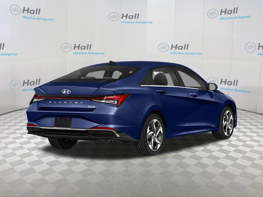 Used 2022 Hyundai Elantra Hybrid Blue Sedan