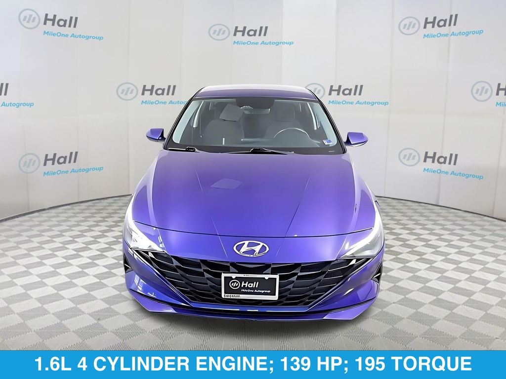 Used 2022 Hyundai Elantra Hybrid Blue Sedan