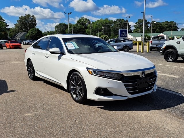 Used 2022 Honda Accord EX-L with VIN 1HGCV1F50NA048351 for sale in Elizabeth City, NC