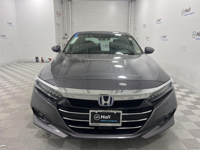 Used 2021 Honda Accord Hybrid EX-L with VIN 1HGCV3F5XMA021703 for sale in Virginia Beach, VA