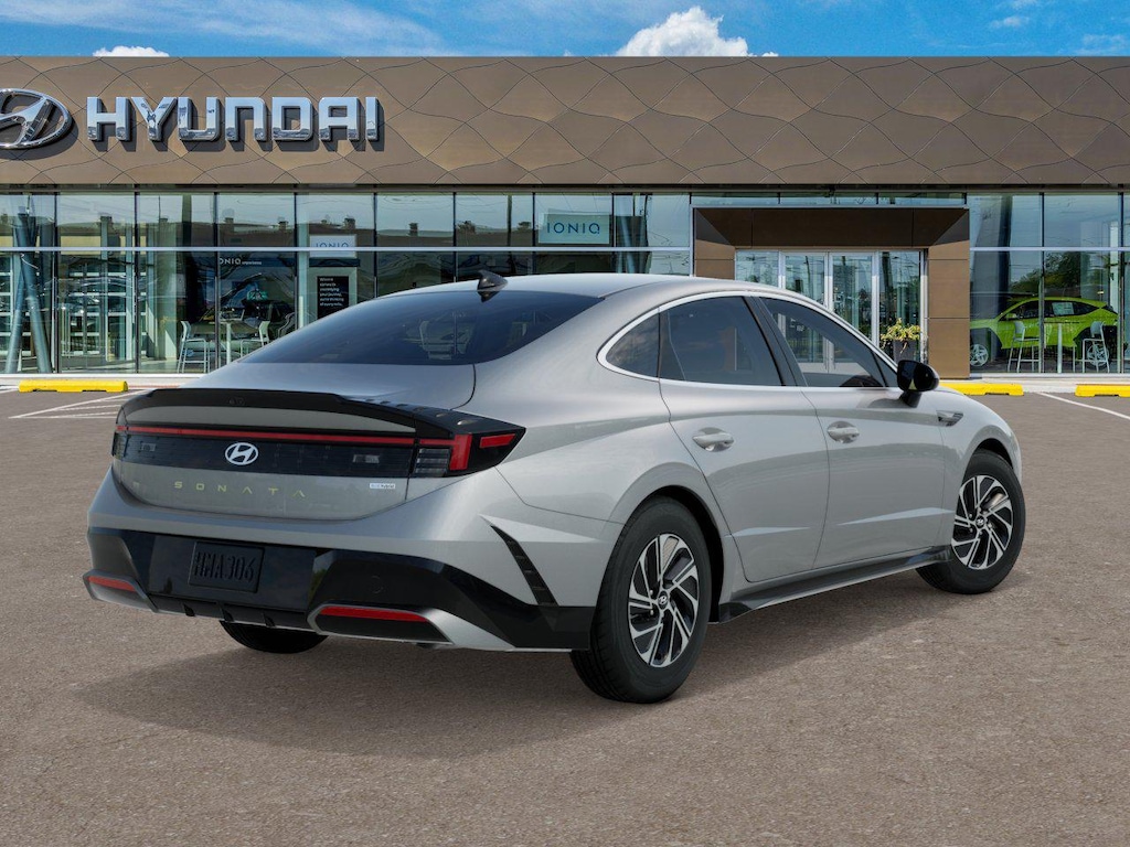 New 2026 Hyundai Sonata Hybrid Blue Sedan