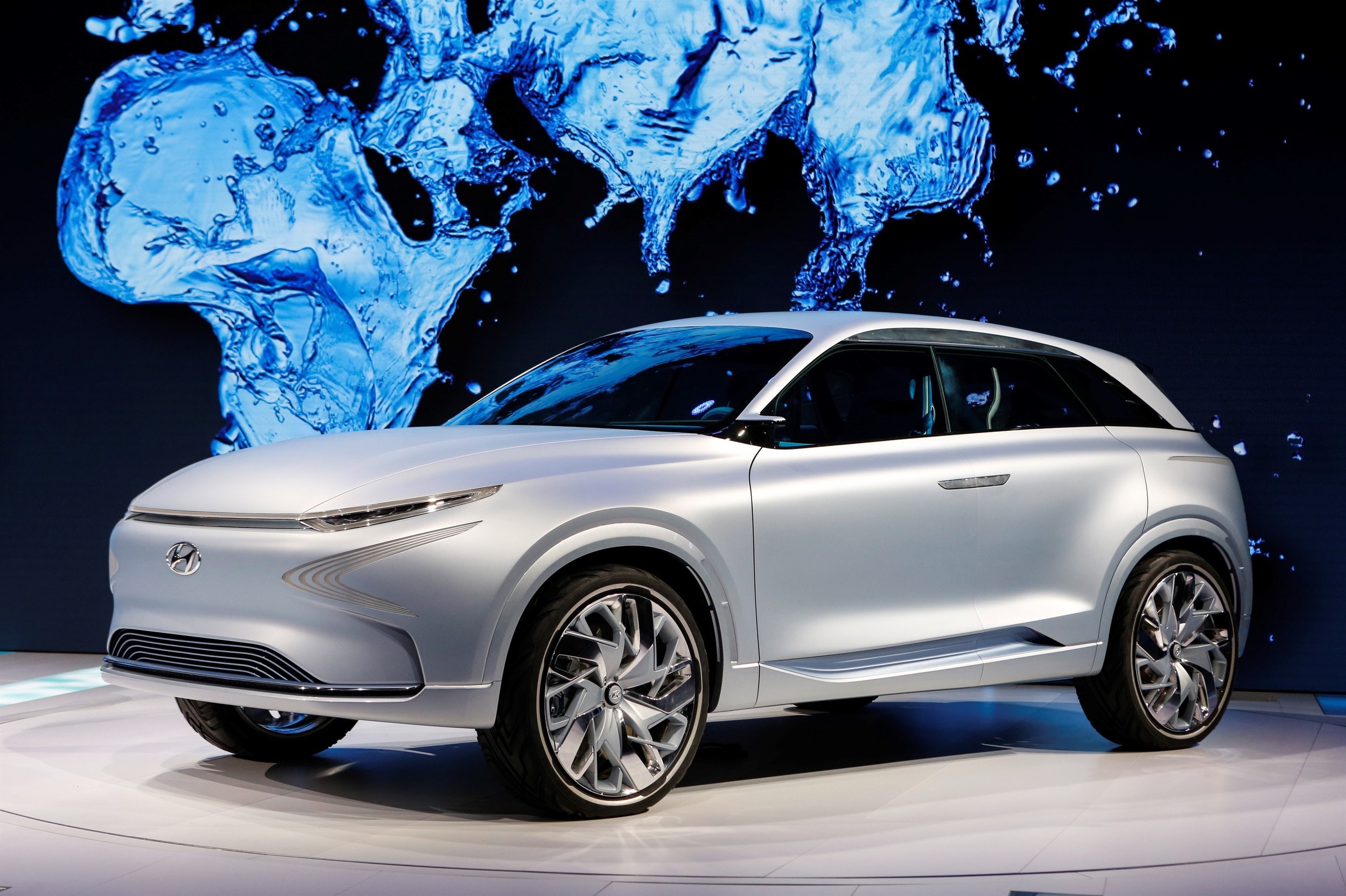 The Hyundai FE Fuel Cell Concept Hall Hyundai Newport News