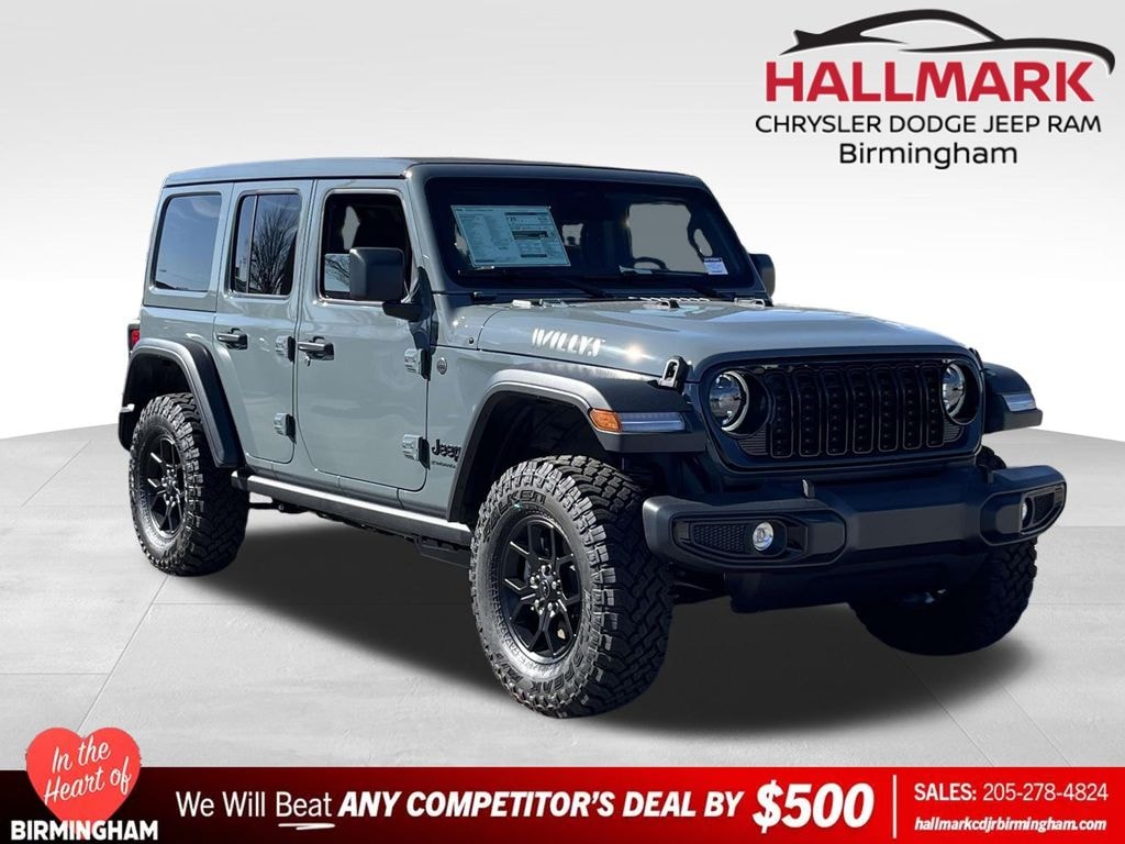 New 2026 Jeep Wrangler 4-DOOR WILLYS Sport Utility