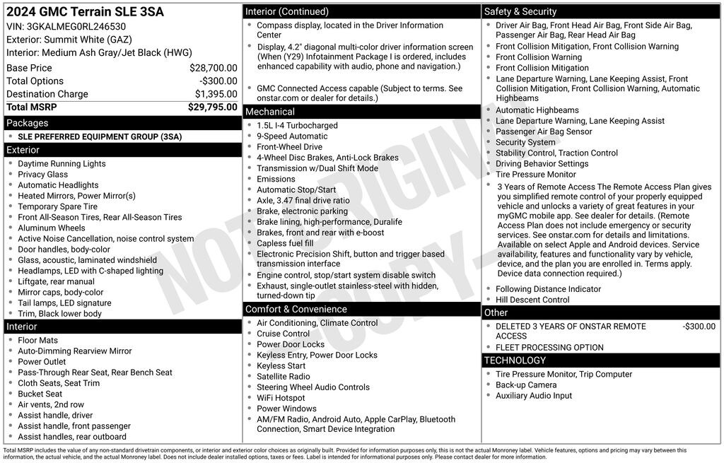 Used 2024 GMC Terrain SLE SUV