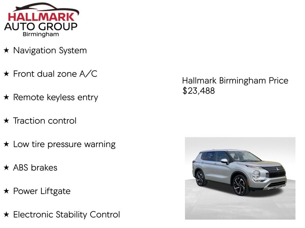 Used 2023 Mitsubishi Outlander SE Black Edition SUV