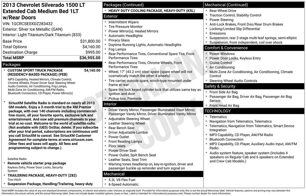 Used 2013 Chevrolet Silverado 1500 LT Truck