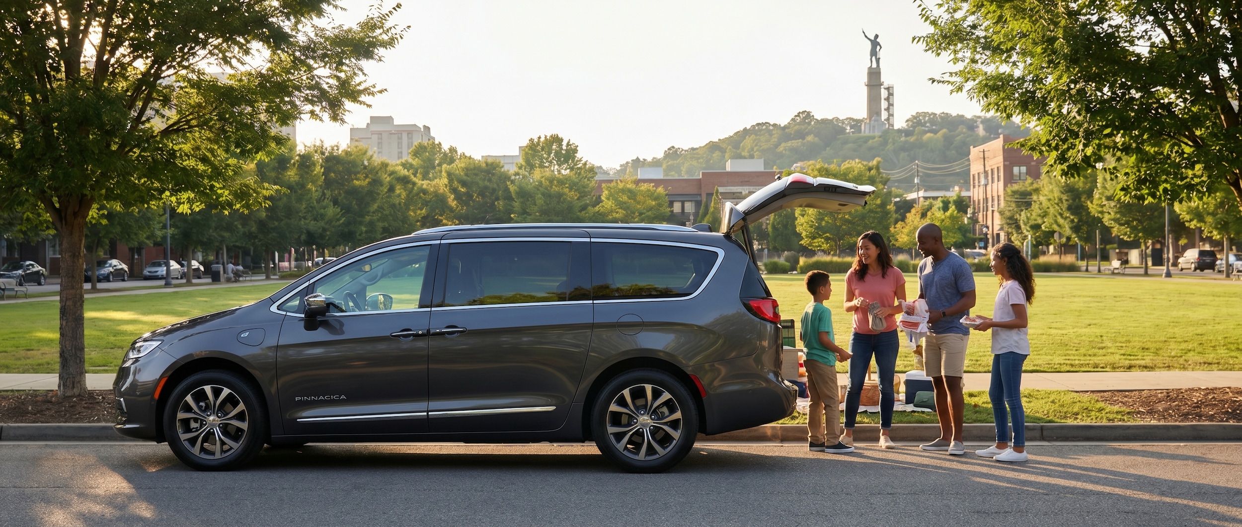 Chrysler Pacifica graduation transportation features Birmingham AL