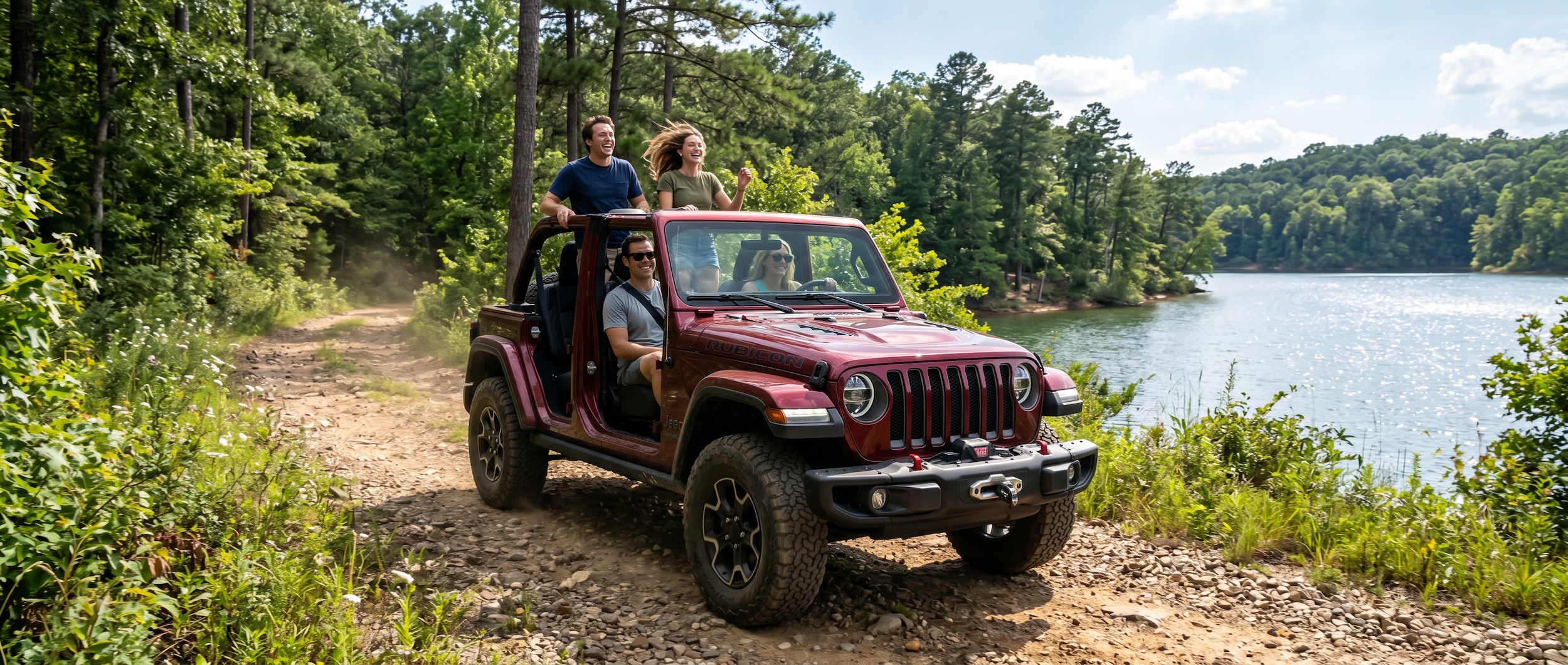 Jeep Wrangler hot weather features for Birmingham AL outdoor adventures