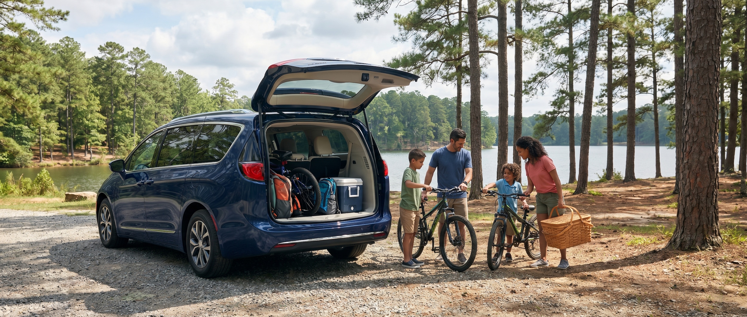 Chrysler Pacifica family vehicle at Oak Mountain State Park Birmingham AL