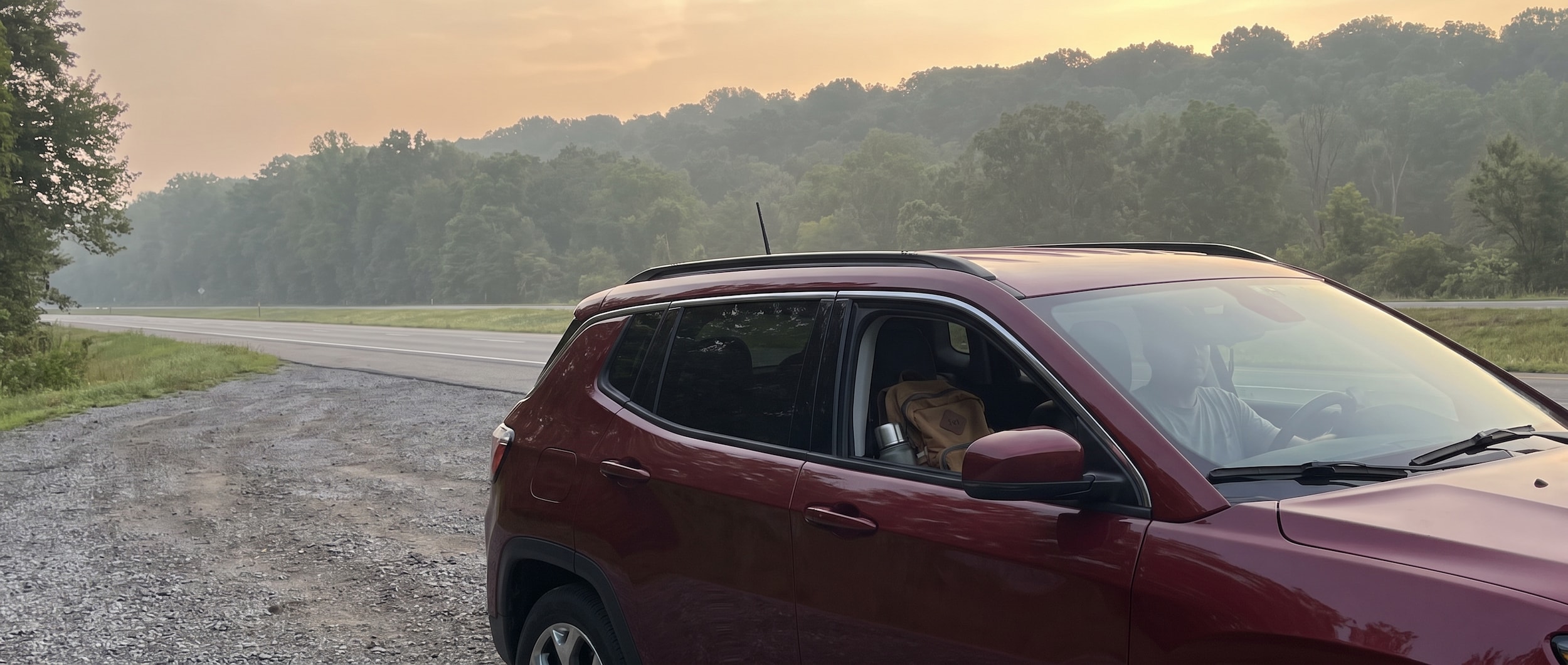 2026 Jeep Compass near Oak Mountain State Park in Pelham Alabama on a summer morning