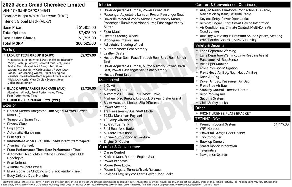 Used 2023 Jeep Grand Cherokee Limited SUV