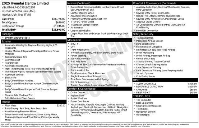 2025 Hyundai Elantra 2.0 Limited IVT's photo
