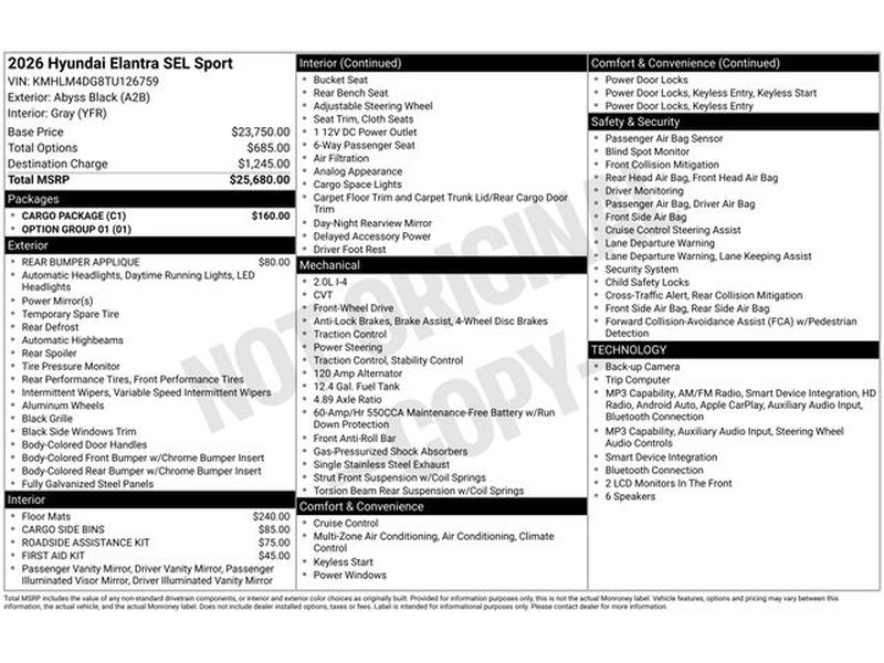 2026 Hyundai Elantra