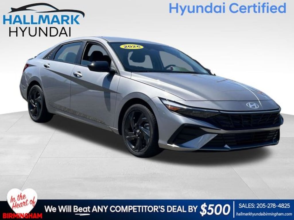 Certified 2026 Hyundai Elantra SEL Sport Sedan
