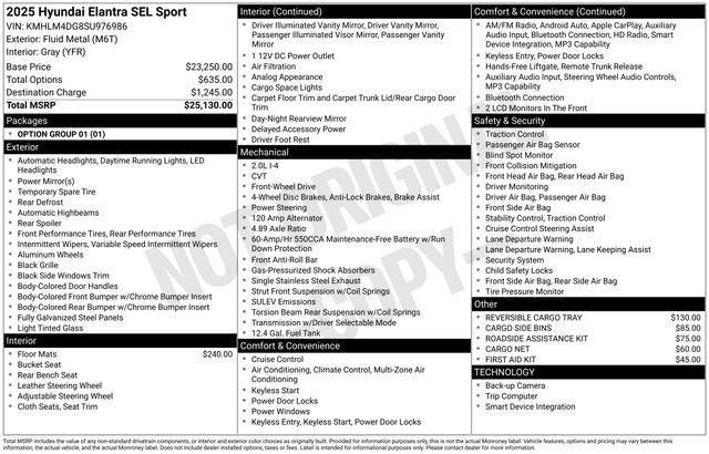 2025 Hyundai Elantra SEL - Photo 38