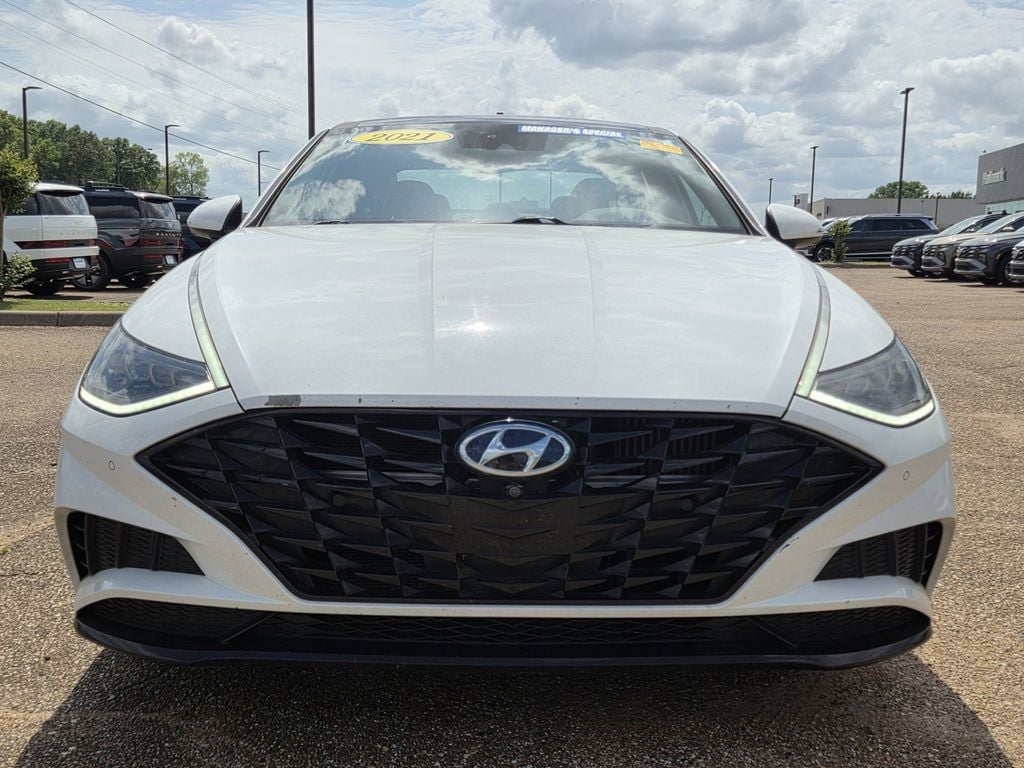 Used 2021 Hyundai Sonata Limited with VIN 5NPEH4J25MH075341 for sale in Flowood, MS