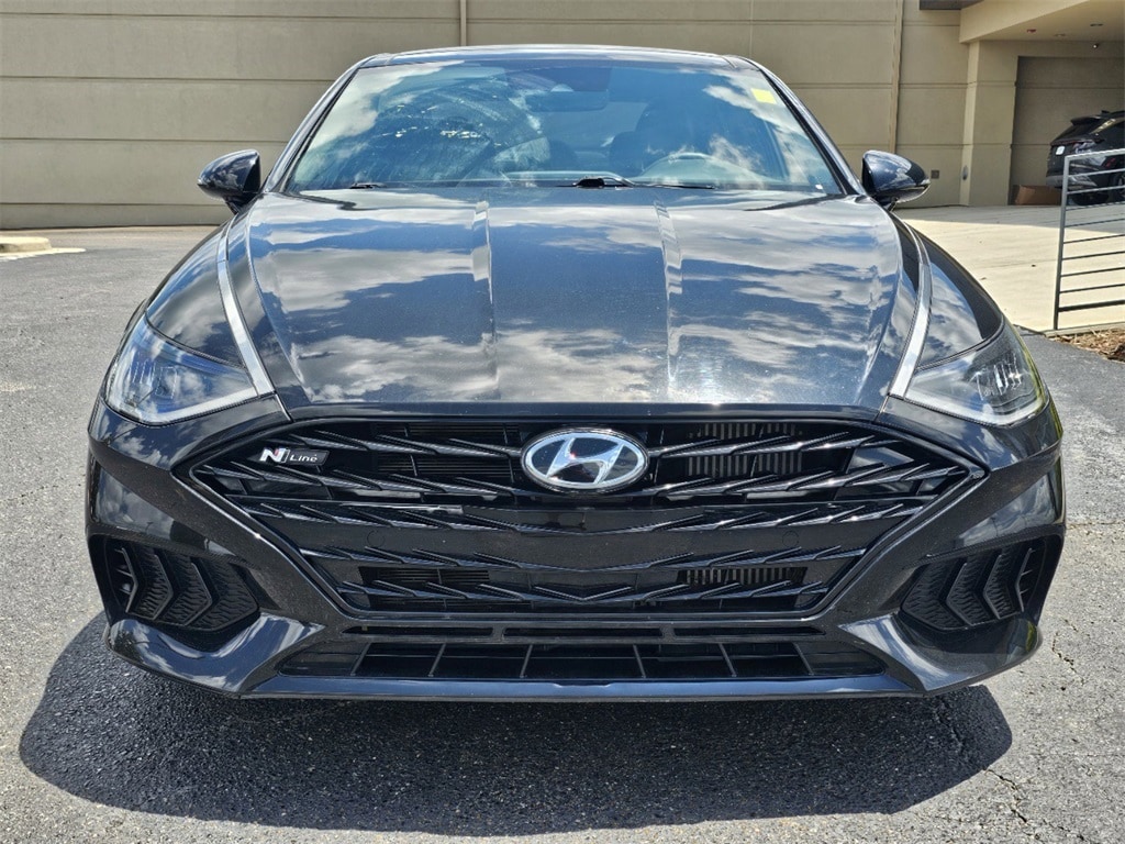 Certified 2021 Hyundai Sonata N Line with VIN 5NPEK4JC6MH132897 for sale in Ridgeland, MS