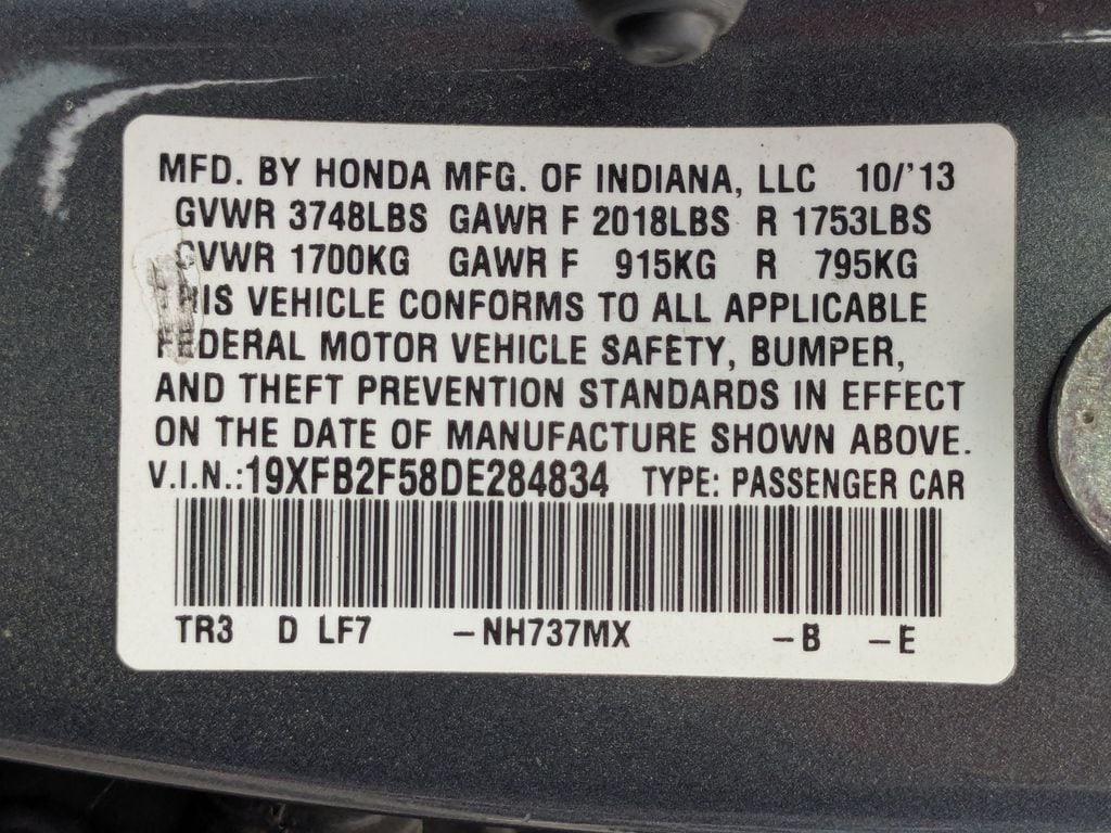 2013 Honda Civic LX - Photo 24