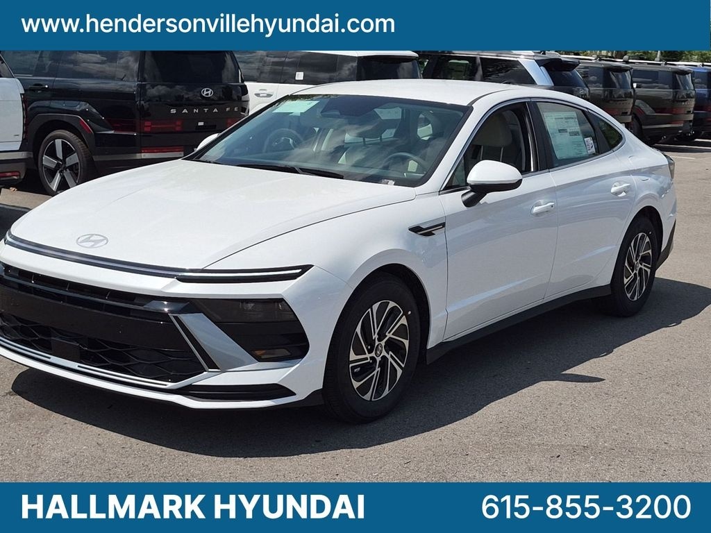 New 2026 Hyundai Sonata Hybrid Blue