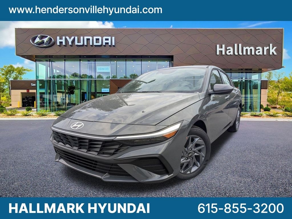 New 2026 Hyundai Elantra Hybrid Blue