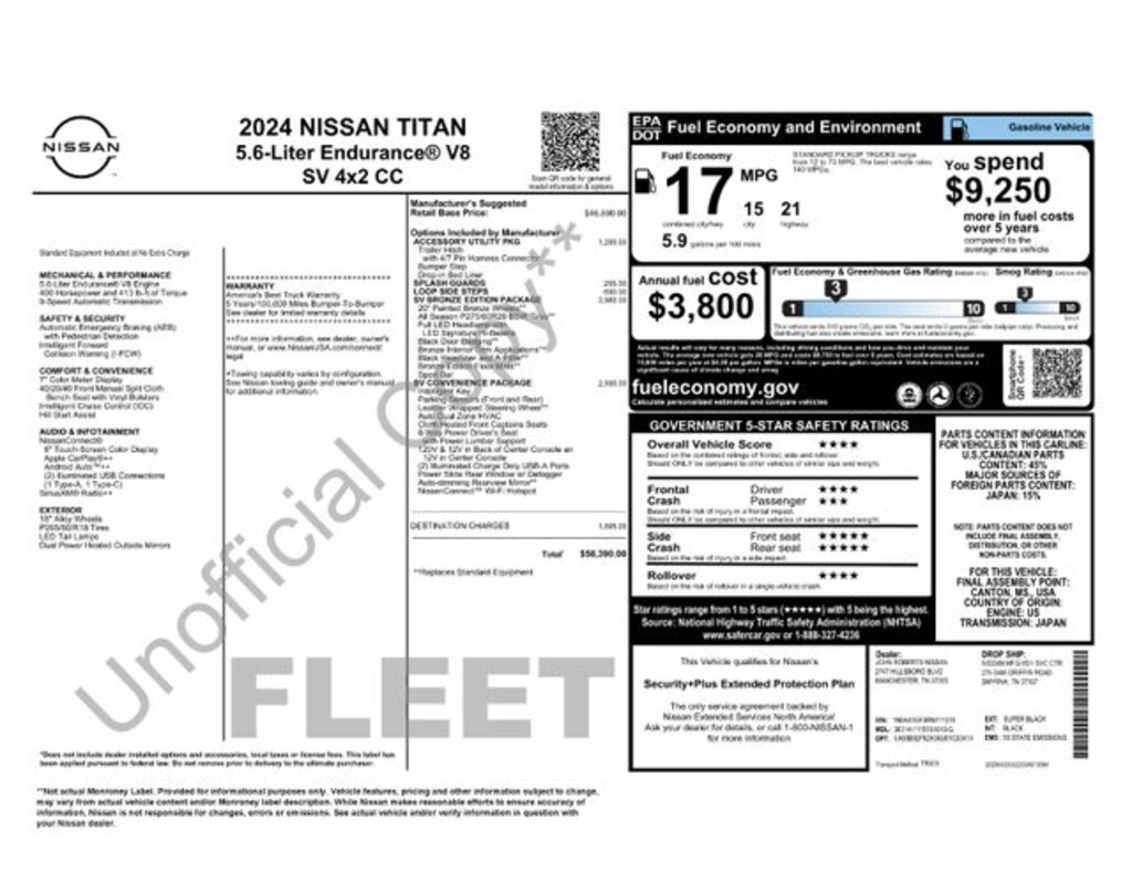 Used 2024 Nissan Titan SV Truck