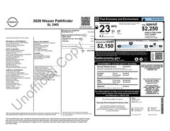 2026 Nissan Pathfinder SL SUV