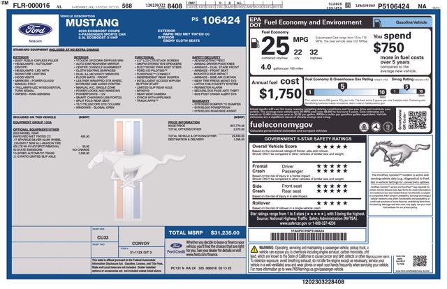 2023 Ford Mustang Base's photo