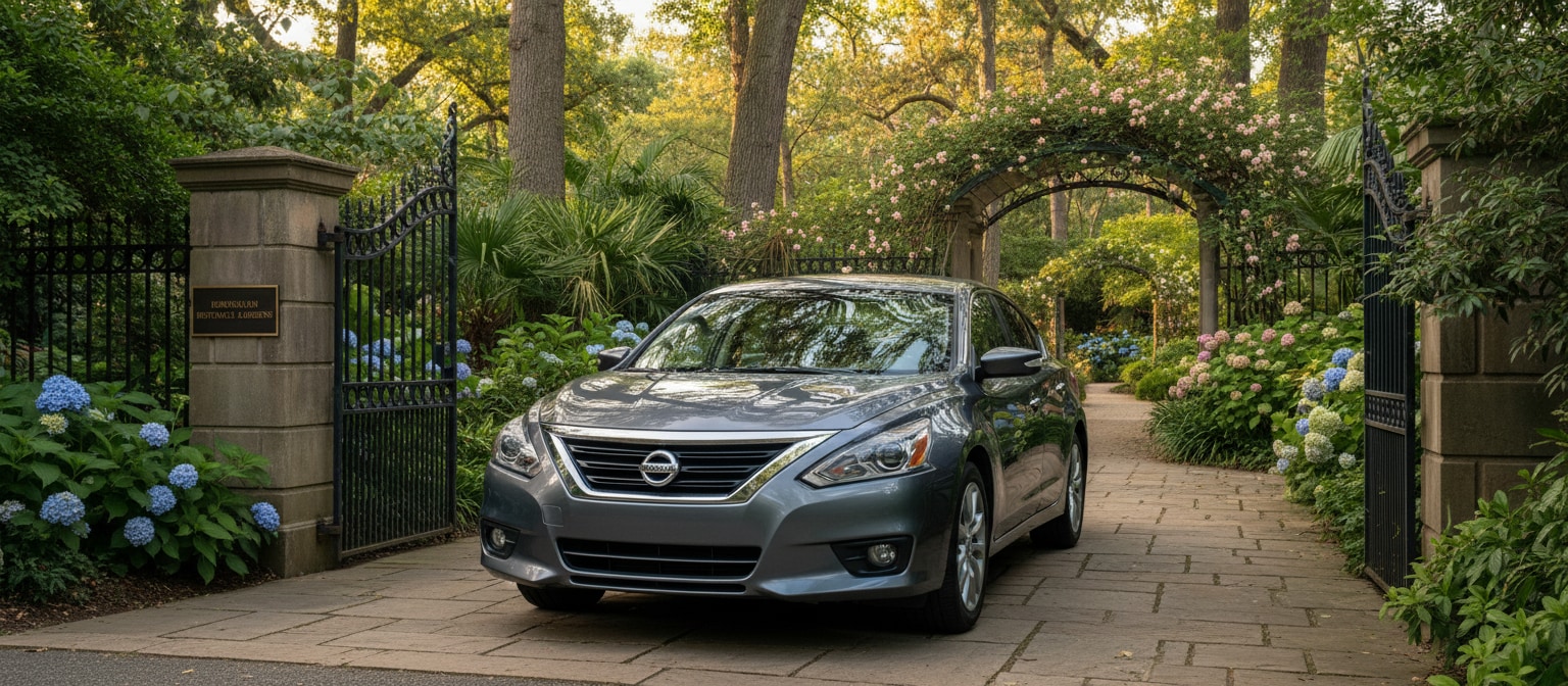 Nissan Altima interior comfort features for Birmingham city driving.
