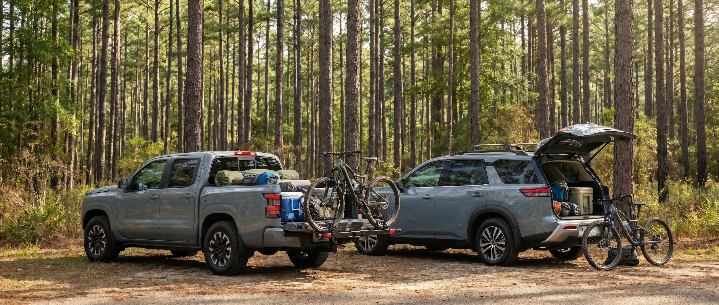 Nissan Frontier and Pathfinder comparison for outdoor gear hauling in Birmingham, AL