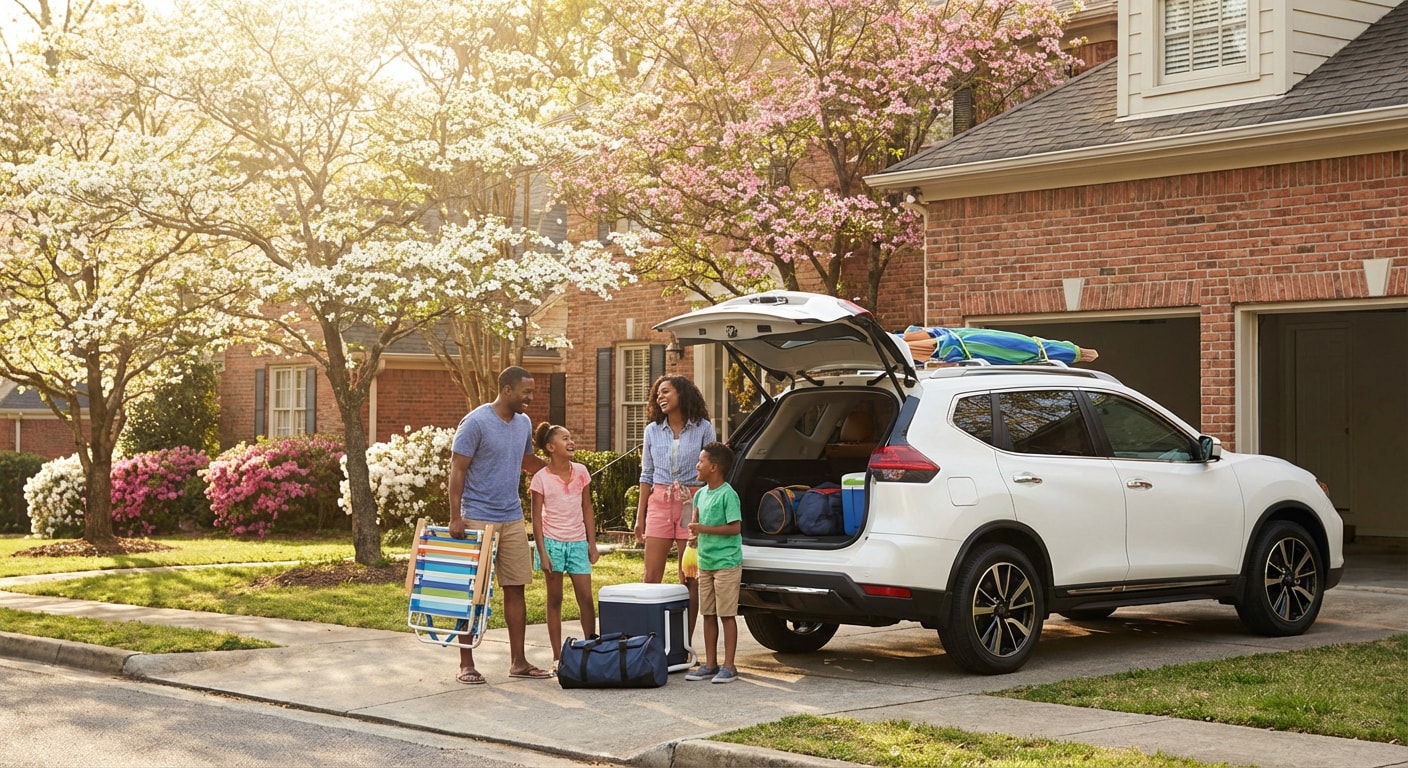 Nissan Rogue Divide-N-Hide cargo system in Birmingham AL.