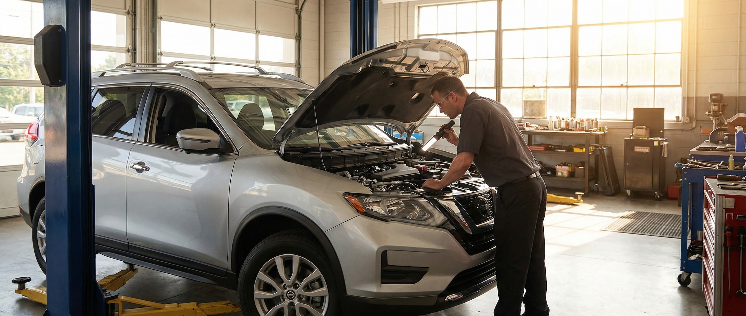 Nissan multi-point inspection service in Birmingham AL