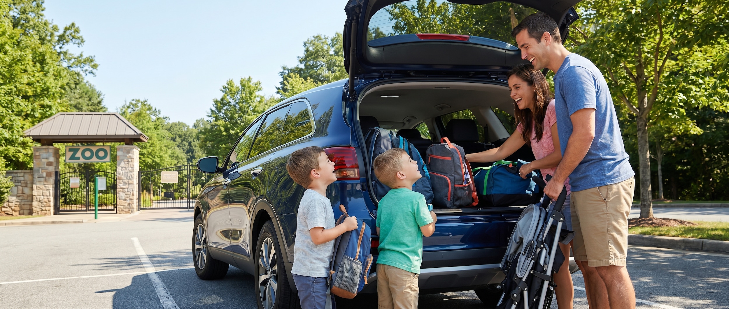 Nissan Rogue vs Pathfinder family comparison for Birmingham Zoo day trip, Birmingham AL