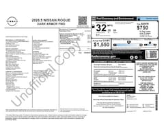 2026 Nissan Rogue Dark Armor SUV