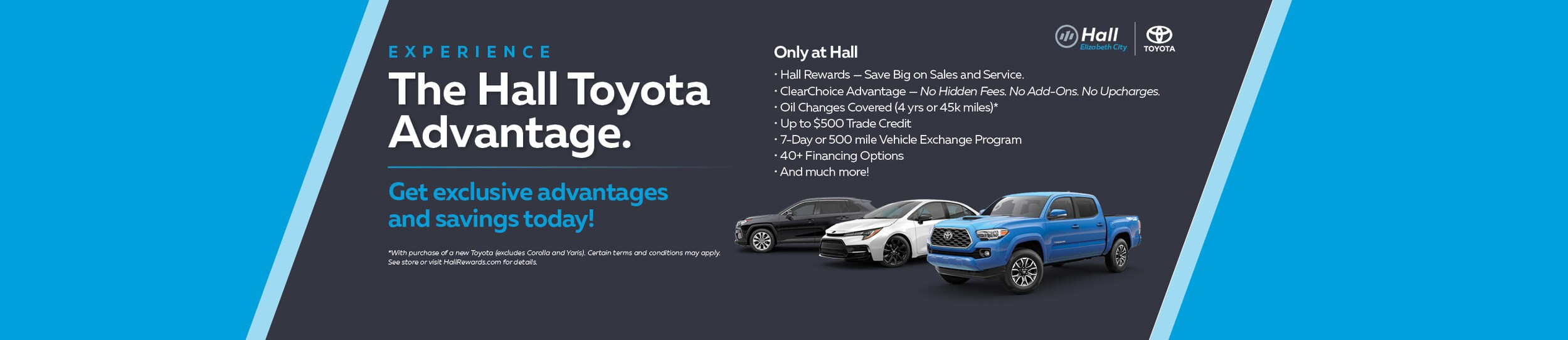 New & Pre-Owned Toyota Models | Hall Toyota Elizabeth City | Near Camden, NC