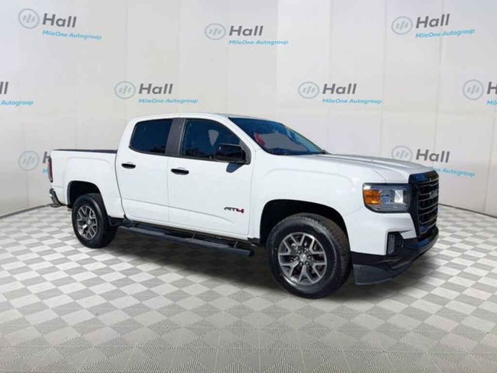 Used 2021 GMC Canyon AT4 w/Leather Truck Crew Cab