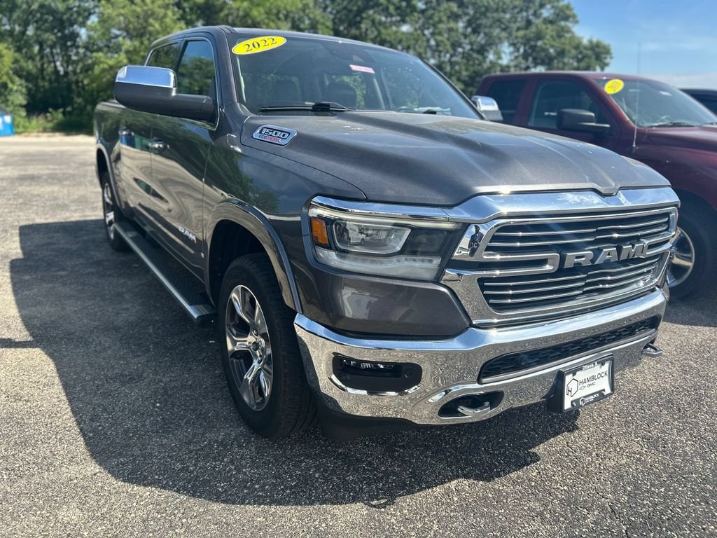 Used 2022 Ram 1500 Laramie Crew Cab 4x4 57 Box Truck