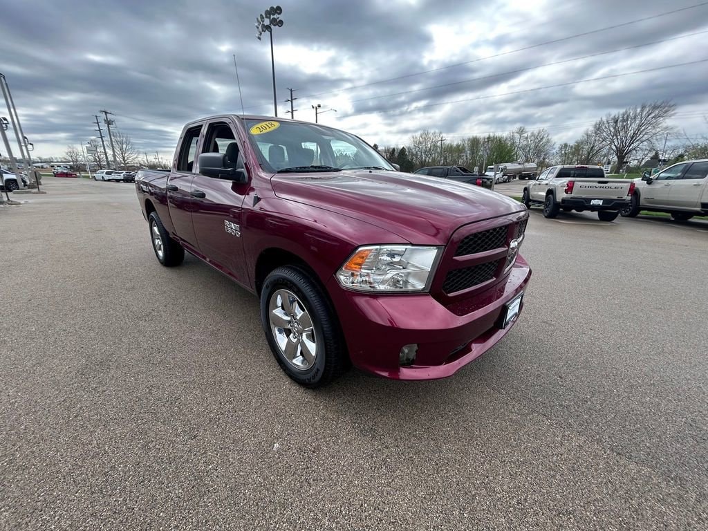 Used 2018 Ram 1500 Express Quad Cab 4x4 64 Box Truck