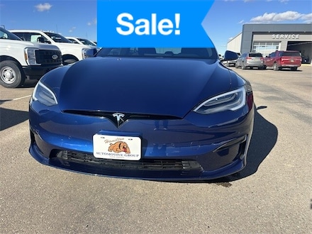 Pre-Owned 2021 Tesla Model S Plaid Hatchback 5YJSA1E63MF439662 for sale in Clovis, NM