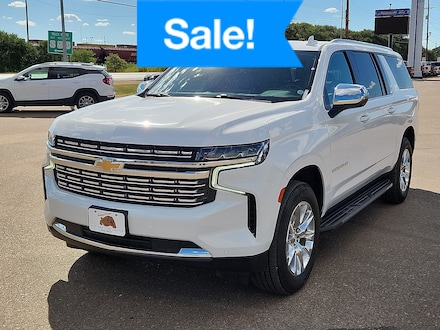 Pre-Owned 2021 Chevrolet Suburban Premier SUV 1GNSKFKD3MR135116 for sale in Clovis, NM